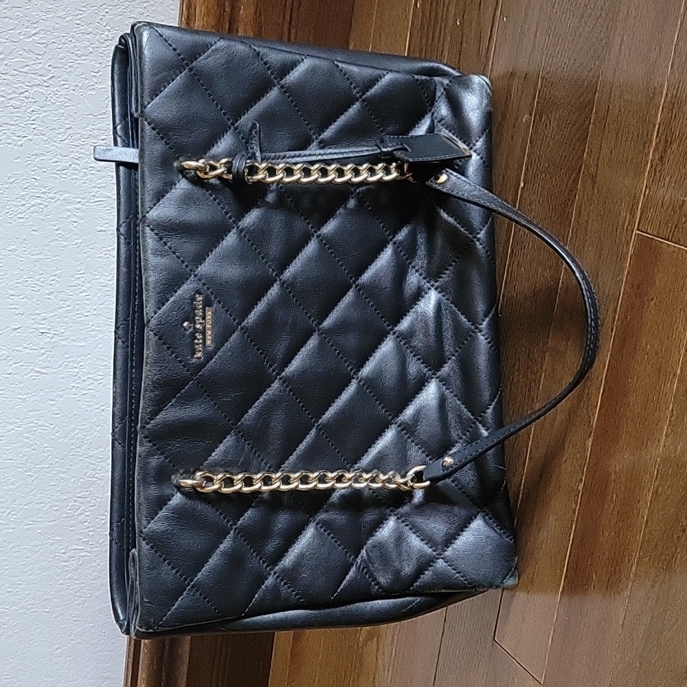 Kate Spade Black Quilted Purse